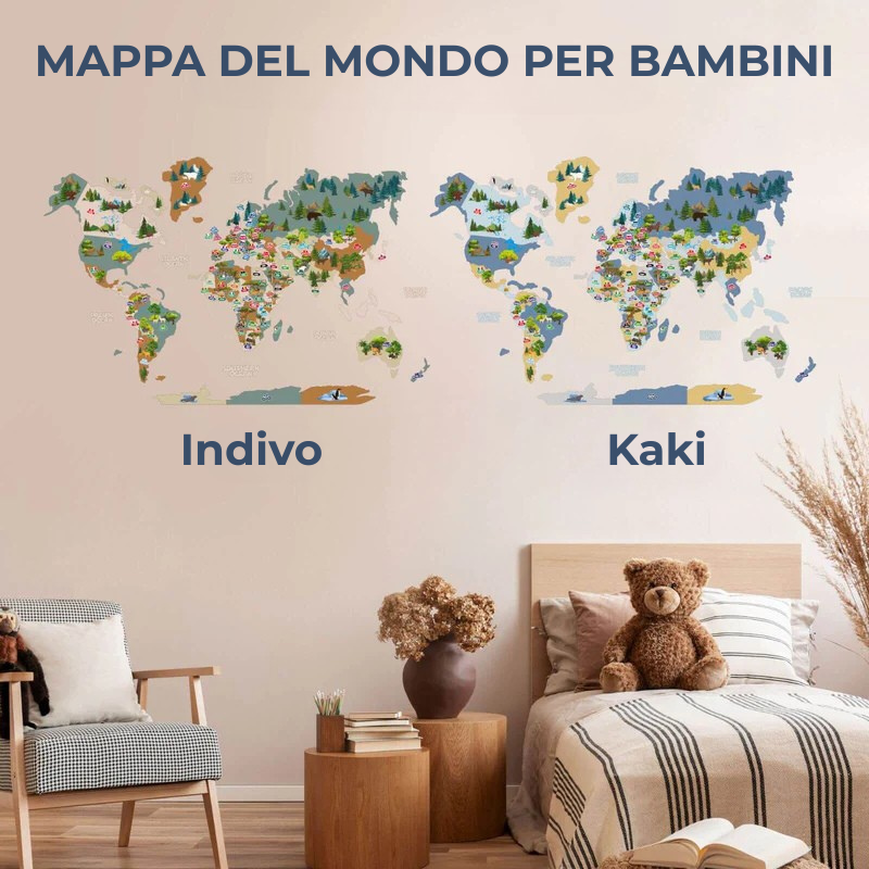 Mappa del Mondo degli Animali