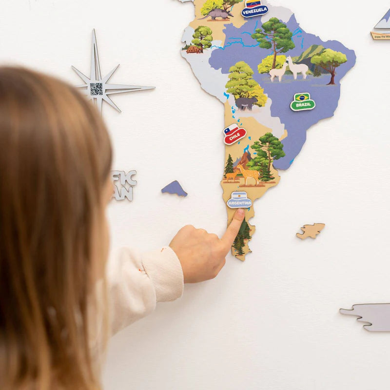 Mappa del Mondo degli Animali