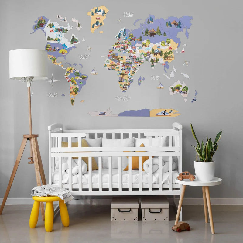 Mappa del Mondo degli Animali